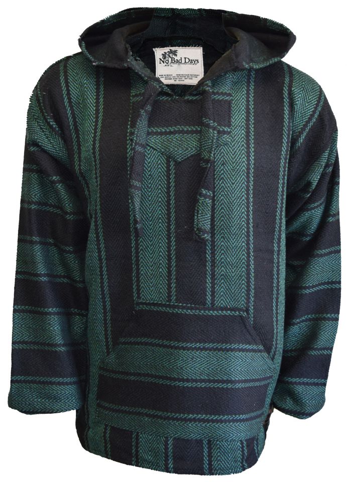 Green baja hoodie deals